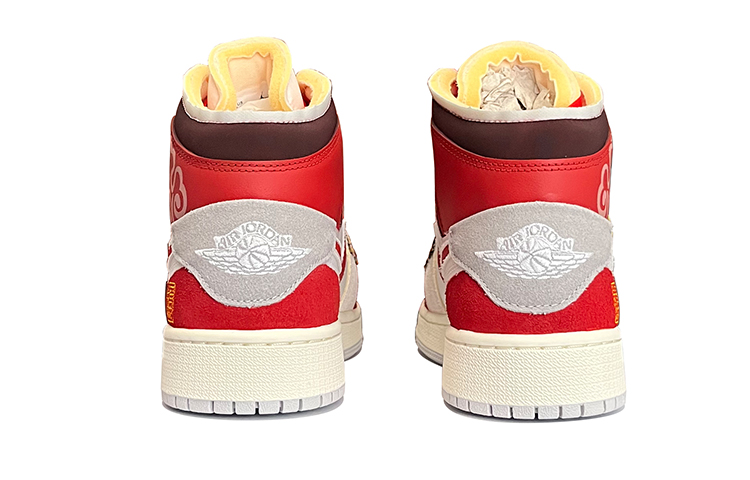 Purchase 【客製化球鞋】 Jordan Air Jordan 1 Mid 幸運連連 中筒 復古籃球鞋 GS 紅金