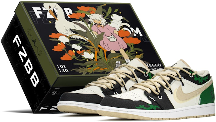 【定製球鞋】 Jordan Air Jordan 1 Mid 減齡禮盒 哥特街頭 vibe風 中幫 復古籃球鞋 男款 黑白綠 Buy 【定製球鞋】 Jordan Air Jordan 1 Mid 減齡禮盒 哥特街頭 vibe風 中幫 復古籃球鞋 男款 黑白綠