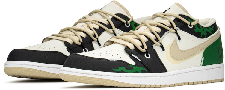 【定製球鞋】 Jordan Air Jordan 1 Mid 減齡禮盒 哥特街頭 vibe風 中幫 復古籃球鞋 男款 黑白綠 Shop 【定製球鞋】 Jordan Air Jordan 1 Mid 減齡禮盒 哥特街頭 vibe風 中幫 復古籃球鞋 男款 黑白綠