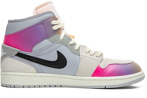 カスタムAJ1ミッド「グラデ灰ピンク」 DM9652-100(TeamB-男款解构灰红) Order カスタムAJ1ミッド「グラデ灰ピンク」 DM9652-100(TeamB-男款解构灰红)