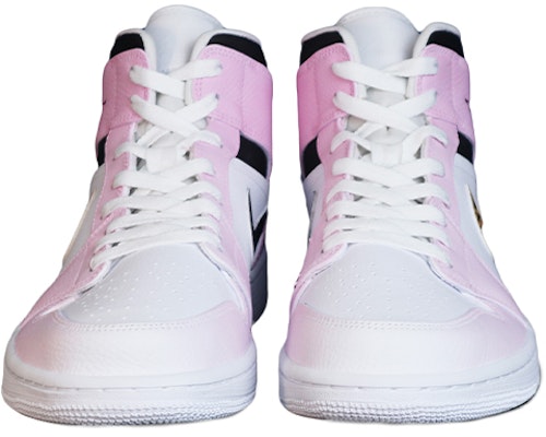 【定制球鞋】 Jordan Air Jordan 1 Mid 中幫 復古籃球鞋 男款 漸變粉 Shop 【定制球鞋】 Jordan Air Jordan 1 Mid 中幫 復古籃球鞋 男款 漸變粉