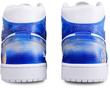 【定制球鞋】Jordan Air Jordan 1 Mid 畢業季主題定制 紙飛機 浪漫小清新卡通 中幫 復古籃球鞋 男款 漸變皇家藍 Shop 【定制球鞋】Jordan Air Jordan 1 Mid 畢業季主題定制 紙飛機 浪漫小清新卡通 中幫 復古籃球鞋 男款 漸變皇家藍
