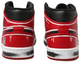 커스텀 에어 조던 1 미드 '그라피티 블랙 레드' 554724-074(Team拾玖-樱木花道S-BOX) Purchase 커스텀 에어 조던 1 미드 '그라피티 블랙 레드' 554724-074(Team拾玖-樱木花道S-BOX)