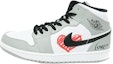 Buy Zapatillas Personalizadas Air Jordan 1 Mid "Graffiti" 554724-092(Team10--涂鸦爱心QD)