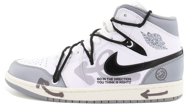 custom-shoes-air-jordan-1-mid-graffiti-white-grey