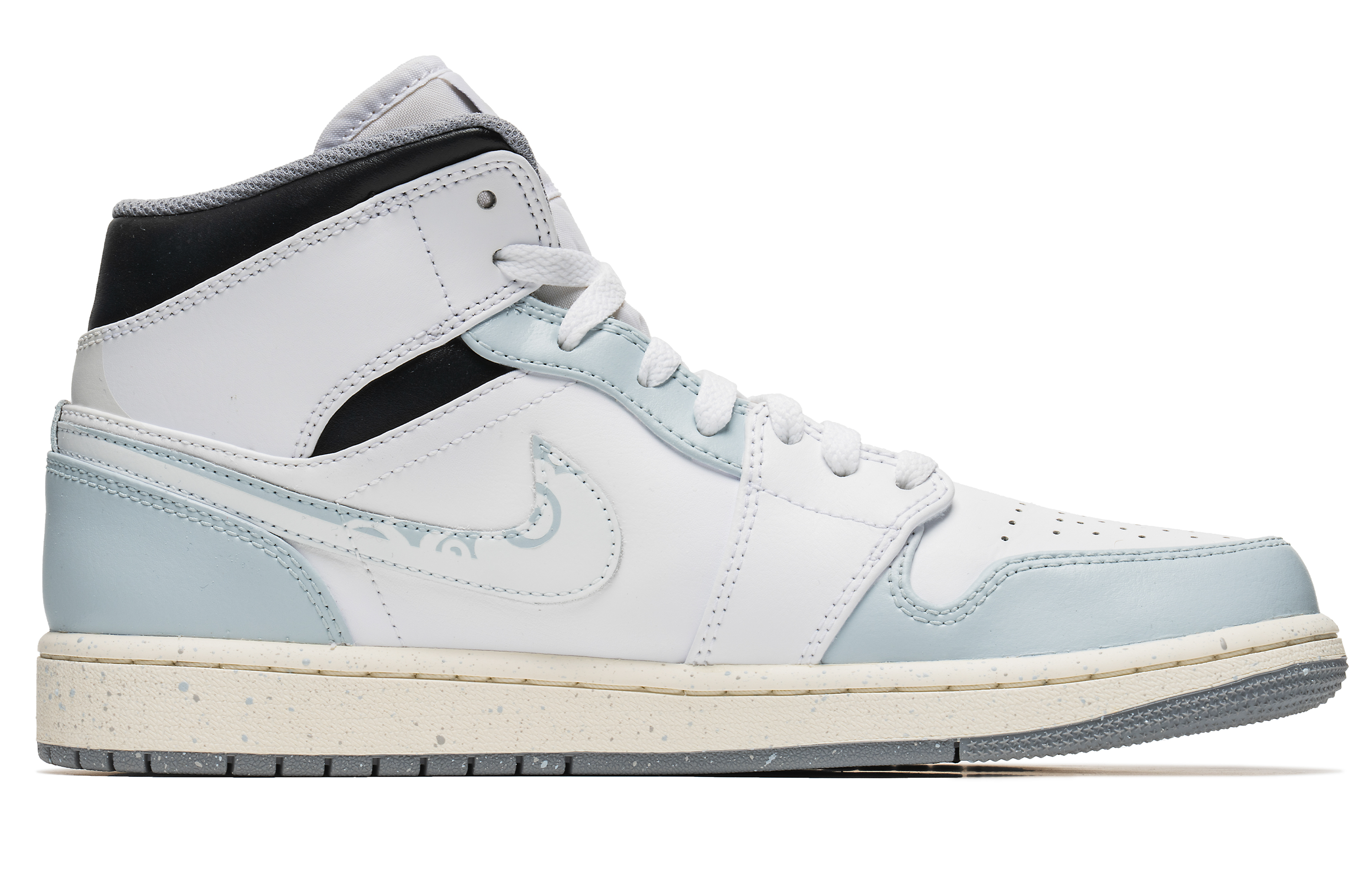 Order カスタムAJ1ミッド "グレー白カササギ" 554724-135(Team22-七夕祥云喜鹊A-BOX)