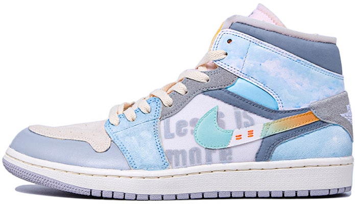 【定制鞋款】Air Jordan 1 Mid '灰蓝天空' DM9652-100-(TeamM-男款灰蓝天空) Buy 【定制鞋款】Air Jordan 1 Mid '灰蓝天空' DM9652-100-(TeamM-男款灰蓝天空)