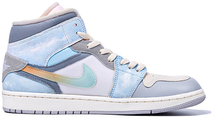 에어 조던 1 미드 '회색 파란 하늘' (커스텀) DM9652-100-(TeamM-男款灰蓝天空) Order 에어 조던 1 미드 '회색 파란 하늘' (커스텀) DM9652-100-(TeamM-男款灰蓝天空)