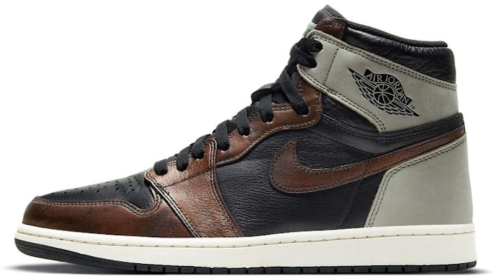 에어 조던 1 미드 '회갈색 반다나' (커스텀) 555088-033(Team-E金钱符号丝巾灰棕) Details for 에어 조던 1 미드 '회갈색 반다나' (커스텀) 555088-033(Team-E金钱符号丝巾灰棕)