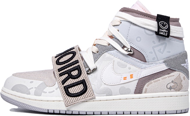 カスタムAJ1ミッド グレーピンクスマイリー落書き DM9652-100(TeamM-男款笑脸涂鸦S-BOX) Buy カスタムAJ1ミッド グレーピンクスマイリー落書き DM9652-100(TeamM-男款笑脸涂鸦S-BOX)