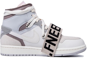 【客製化球鞋】Jordan Air Jordan 1 Mid 極簡圖案 笑臉塗鴉 中筒 復古籃球鞋 男款 灰粉 Order 【客製化球鞋】Jordan Air Jordan 1 Mid 極簡圖案 笑臉塗鴉 中筒 復古籃球鞋 男款 灰粉