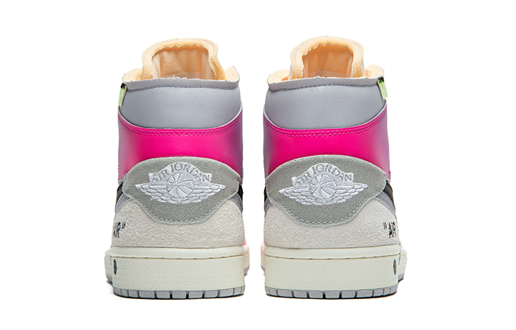 Shop カスタムAJ1ミッド グレーレッド デコン (Kasutamu AJ1 Mid Gurēreddo Dekon) DQ3726-100(TeamB-女款解构灰红)