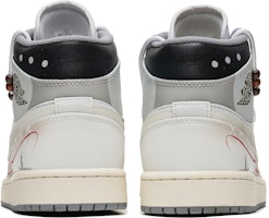 カスタムAJ1ミッド グレー白赤ライン 554724-135(Team67-男款七夕红线) Shop カスタムAJ1ミッド グレー白赤ライン 554724-135(Team67-男款七夕红线)