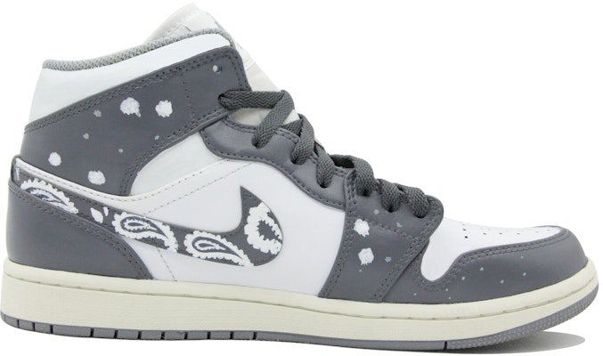 커스텀 에어 조던 1 미드 '회백 레트로' (Keoseutom Eeo Jodeon 1 Mideu 'Hoebaek Returo') 554724-135(Team39-AMY83灰白) Order 커스텀 에어 조던 1 미드 '회백 레트로' (Keoseutom Eeo Jodeon 1 Mideu 'Hoebaek Returo') 554724-135(Team39-AMY83灰白)