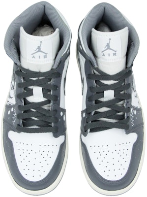 커스텀 에어 조던 1 미드 '회백 레트로' (Keoseutom Eeo Jodeon 1 Mideu 'Hoebaek Returo') 554724-135(Team39-AMY83灰白) Shop 커스텀 에어 조던 1 미드 '회백 레트로' (Keoseutom Eeo Jodeon 1 Mideu 'Hoebaek Returo') 554724-135(Team39-AMY83灰白)