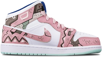Zapatillas Jordan 1 Mid "Gundam Cyberpunk - Blanco Loto" 554725-413(TeamT-三角藕白女S-BOX) Order Zapatillas Jordan 1 Mid "Gundam Cyberpunk - Blanco Loto" 554725-413(TeamT-三角藕白女S-BOX)