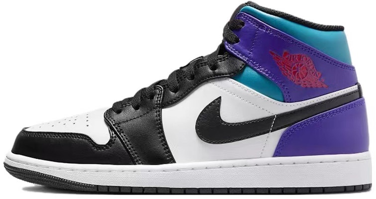 【定製球鞋】Jordan Air Jordan 1 Mid 合成革人造革 幽靈萬聖節 噴繪手繪 秋季主題定製 防滑耐磨 中幫 復古籃球鞋 男款 黑白灰 4