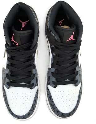 【定製球鞋】Jordan Air Jordan 1 Mid 合成革人造革 幽靈萬聖節 噴繪手繪 秋季主題定製 防滑耐磨 中幫 復古籃球鞋 男款 黑白灰 Shop 【定製球鞋】Jordan Air Jordan 1 Mid 合成革人造革 幽靈萬聖節 噴繪手繪 秋季主題定製 防滑耐磨 中幫 復古籃球鞋 男款 黑白灰