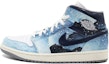 Buy 【客製球鞋】 Jordan Air Jordan 1 手繪星辰 藝術潮流 舒適 耐磨 中筒 復古藍色籃球鞋 男款 藍白