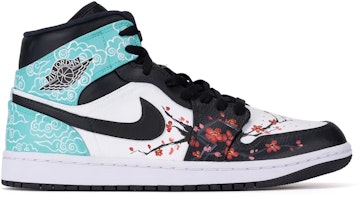 Zapatillas Personalizadas Air Jordan 1 Mid "Ciruelo" 554725-077(TeamR-女款梅花云锦黑白鸳鸯) Order Zapatillas Personalizadas Air Jordan 1 Mid "Ciruelo" 554725-077(TeamR-女款梅花云锦黑白鸳鸯)