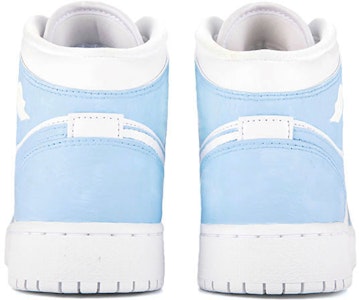 손으로 그린 화이트 블루 에어 조던 1 미드 (커스텀 슈즈) 554725-130(Team18-AJ中帮女款浅蓝) Shop 손으로 그린 화이트 블루 에어 조던 1 미드 (커스텀 슈즈) 554725-130(Team18-AJ中帮女款浅蓝)