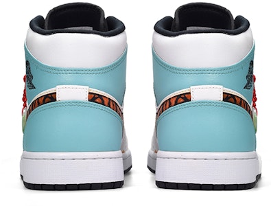 【定制球鞋】Jordan Air Jordan 1 Mid 家鄉的中國年 祥雲溫玉 中幫 復古籃球鞋 GS 藍白 Purchase 【定制球鞋】Jordan Air Jordan 1 Mid 家鄉的中國年 祥雲溫玉 中幫 復古籃球鞋 GS 藍白