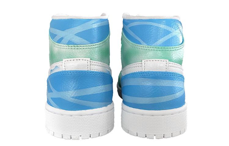 Shop カスタムAJ1ミッド「黄梅戲青白」 554724-129（Team-E--男款黄梅戏喷绘蓝白）