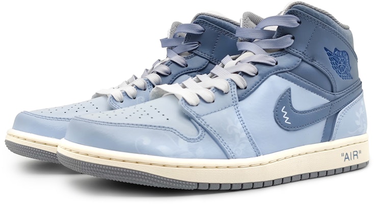 カスタムAJ1ミッド「アイスブルーデニム」 554724-135(Team16-冰蓝丹宁冰蓝) Lookbook カスタムAJ1ミッド「アイスブルーデニム」 554724-135(Team16-冰蓝丹宁冰蓝)