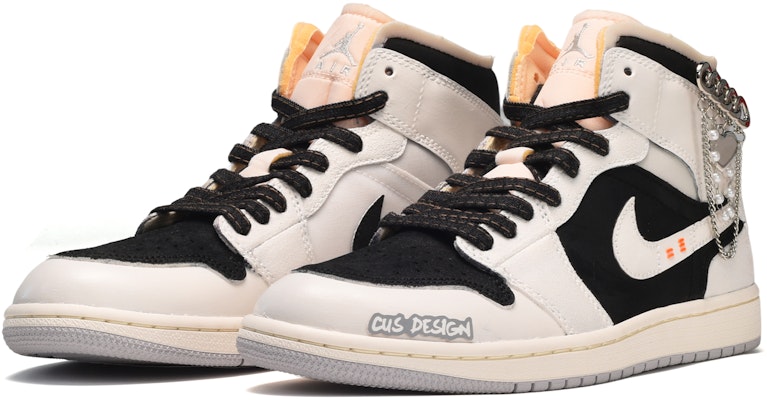 【訂製球鞋】Jordan Air Jordan 1 Mid 工業風 金屬心 中筒 復古籃球鞋 男款 黑灰 Lookbook 【訂製球鞋】Jordan Air Jordan 1 Mid 工業風 金屬心 中筒 復古籃球鞋 男款 黑灰