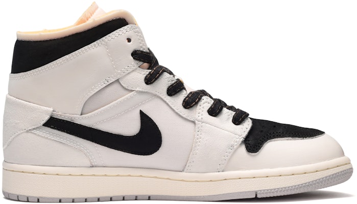 【訂製球鞋】 Jordan Air Jordan 1 工業風 金屬心 中筒 復古籃球鞋 GS 黑灰 Order 【訂製球鞋】 Jordan Air Jordan 1 工業風 金屬心 中筒 復古籃球鞋 GS 黑灰