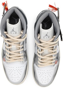 カスタムAJ1ミッド "墨黒白" (Kasutamu AJ1 Middo "Sumi Kuro Shiro") 554724-135(Team16-男款侠客江湖灰2.0) Shop カスタムAJ1ミッド "墨黒白" (Kasutamu AJ1 Middo "Sumi Kuro Shiro") 554724-135(Team16-男款侠客江湖灰2.0)