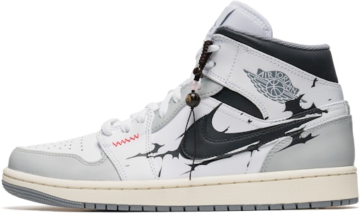 에어 조던 1 미드 '잉크 브러쉬 그레이-화이트' (커스텀) 554724-135(Team22-七夕水墨双勾A-BOX) Buy 에어 조던 1 미드 '잉크 브러쉬 그레이-화이트' (커스텀) 554724-135(Team22-七夕水墨双勾A-BOX)