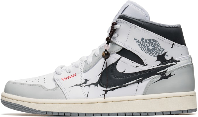 에어 조던 1 미드 '잉크 브러쉬 그레이-화이트' (커스텀) 554724-135(Team22-七夕水墨双勾A-BOX) Buy 에어 조던 1 미드 '잉크 브러쉬 그레이-화이트' (커스텀) 554724-135(Team22-七夕水墨双勾A-BOX)