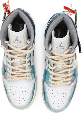 【客製化籃球鞋】 Jordan Air Jordan 1 Mid 寒江孤影 俠客江湖 故人 配劍 可拆卸 國風 中筒 復古籃球鞋 男款 水墨青 Shop 【客製化籃球鞋】 Jordan Air Jordan 1 Mid 寒江孤影 俠客江湖 故人 配劍 可拆卸 國風 中筒 復古籃球鞋 男款 水墨青