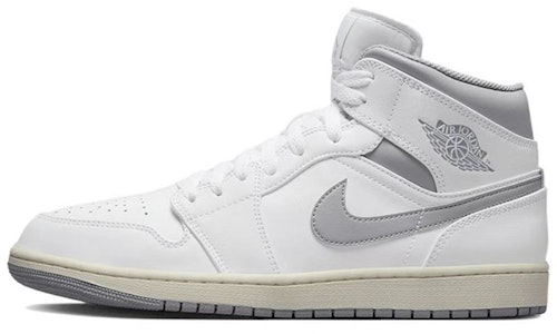 【訂製球鞋】Jordan Air Jordan 1 Mid 野鶴製造 水墨十八籽 特殊配飾 拼接麂皮 禮盒版 中筒 復古籃球鞋 男款 灰白 Details for 【訂製球鞋】Jordan Air Jordan 1 Mid 野鶴製造 水墨十八籽 特殊配飾 拼接麂皮 禮盒版 中筒 復古籃球鞋 男款 灰白