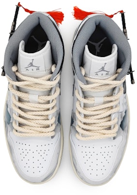 【定製球鞋】 Jordan Air Jordan 1 Mid 寒江孤影 配劍 可拆卸 水墨江南 江湖古風 低幫 復古籃球鞋 男款 黑白灰 Shop 【定製球鞋】 Jordan Air Jordan 1 Mid 寒江孤影 配劍 可拆卸 水墨江南 江湖古風 低幫 復古籃球鞋 男款 黑白灰