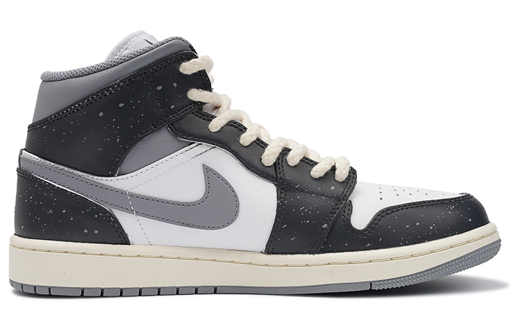 Order [定制鞋款] Air Jordan 1 Mid '水墨画' 554724-135(TeamI-男款山海覆灭L黑白)