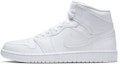 Sizing 【客製球鞋】Jordan Air Jordan 1 mid 噴墨國風 手繪水墨 梅花 中筒 復古籃球鞋 GS 白黑