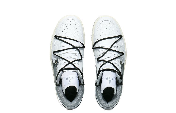 Shop [Zapatillas Personalizadas] Air Jordan 1 Mid 'Ink Soul Rabbit' 554724-135(Team10-水墨魂兔)