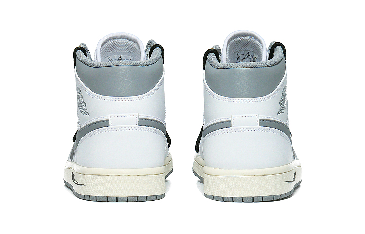 Purchase [Zapatillas Personalizadas] Air Jordan 1 Mid 'Ink Soul Rabbit' 554724-135(Team10-水墨魂兔)