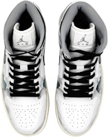 カスタムAJ1 MID インクウォッシュ 黒白灰 554724-135(Team16-男款江湖孤影) Shop カスタムAJ1 MID インクウォッシュ 黒白灰 554724-135(Team16-男款江湖孤影)