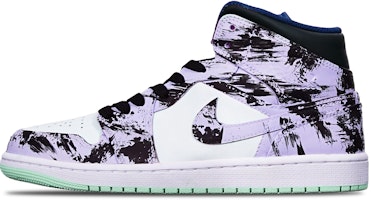 【客製球鞋】Jordan Air Jordan 1 Mid 藍薄荷 中國潮流水墨染中國風 手繪 限量特殊鞋盒 中幫 復古籃球鞋 男款 黑白紫 Buy 【客製球鞋】Jordan Air Jordan 1 Mid 藍薄荷 中國潮流水墨染中國風 手繪 限量特殊鞋盒 中幫 復古籃球鞋 男款 黑白紫