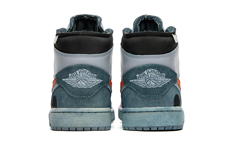 Purchase AJ1 ミッド "オーロラグラデーション" (カスタム) DM9652-100(TeamB-男款炫彩浸染青F-BOX)