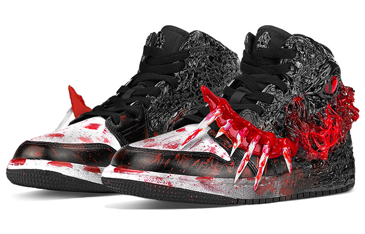 Lookbook 【定制球鞋】Air Jordan 1 Mid “Island Green” 異性鞋主題 暗黑小丑VS克蘇魯神話 憤怒的修格斯 芝加哥 中幫 籃球鞋 男款 黑紅