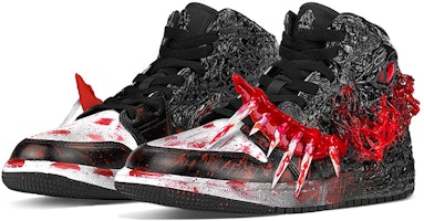 【定制球鞋】Air Jordan 1 Mid “Island Green” 異性鞋主題 暗黑小丑VS克蘇魯神話 憤怒的修格斯 芝加哥 中幫 籃球鞋 男款 黑紅 Lookbook 【定制球鞋】Air Jordan 1 Mid “Island Green” 異性鞋主題 暗黑小丑VS克蘇魯神話 憤怒的修格斯 芝加哥 中幫 籃球鞋 男款 黑紅