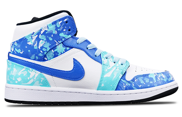 Order [定制鞋] Air Jordan 1 Mid '岛绿-王者荣耀诸葛亮' 554724-132(Teamone-男款诸葛亮)