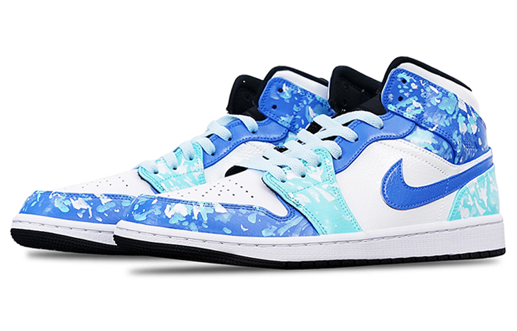 Lookbook [定制鞋] Air Jordan 1 Mid '岛绿-王者荣耀诸葛亮' 554724-132(Teamone-男款诸葛亮)