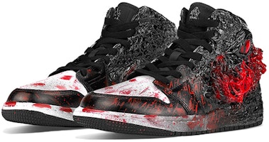 【定制鞋款】AJ1中帮'湖水绿 - 史蒂芬·金小丑回魂' 554725-132(TeamY-女款克苏鲁小丑回魂黑红) Lookbook 【定制鞋款】AJ1中帮'湖水绿 - 史蒂芬·金小丑回魂' 554725-132(TeamY-女款克苏鲁小丑回魂黑红)