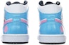 Shop 【定制鞋款】Air Jordan 1 Mid '海岛绿宇航员' 554724-132-(TeamT-宇航员北卡蓝S-BOX)