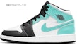 Cheap 【定制鞋款】Air Jordan 1 Mid '海岛绿宇航员' 554724-132-(TeamT-宇航员北卡蓝S-BOX)